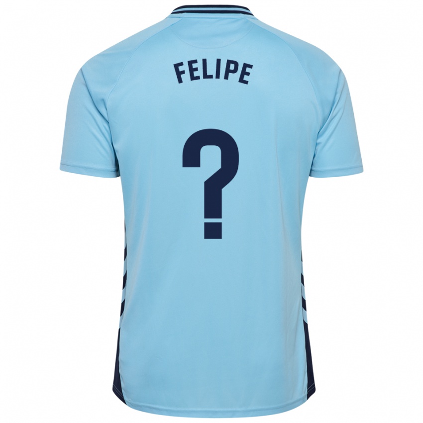 גברים Amai Felipe #0 תכלת הרחק ג'רזי 2025/26 חולצה קצרה