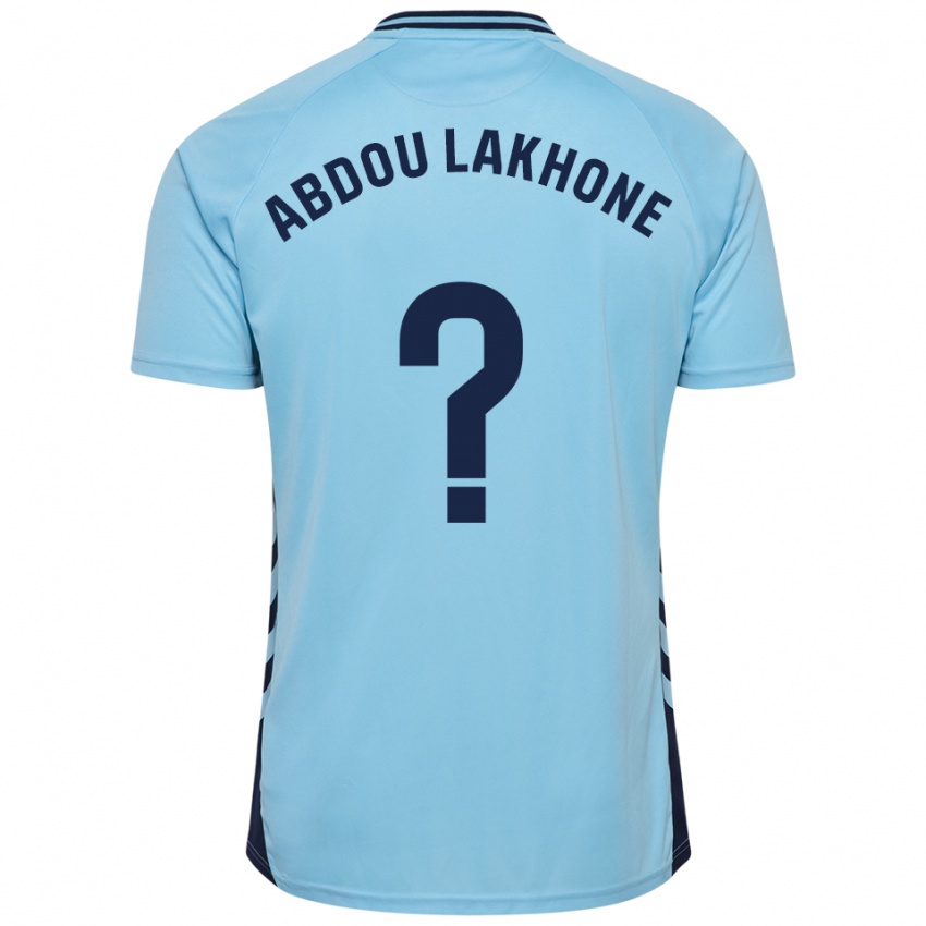 גברים Pape Abdou Lakhone #0 תכלת הרחק ג'רזי 2025/26 חולצה קצרה