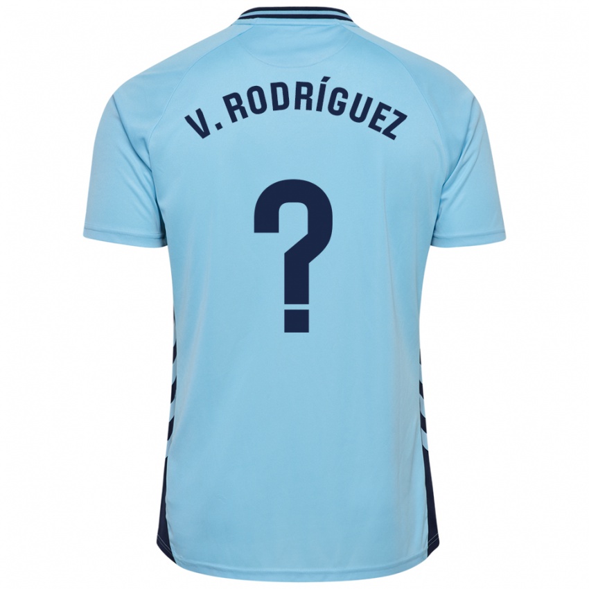 גברים Carlos Vicente Rodríguez #0 תכלת הרחק ג'רזי 2025/26 חולצה קצרה