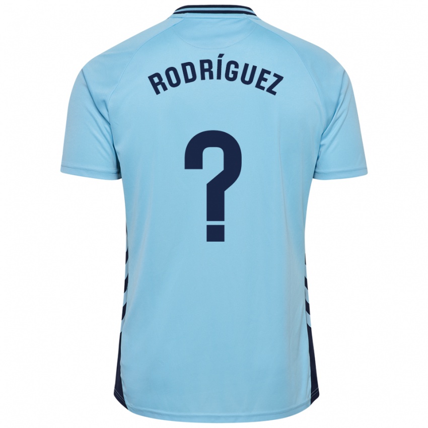 גברים David Rodríguez #0 תכלת הרחק ג'רזי 2025/26 חולצה קצרה