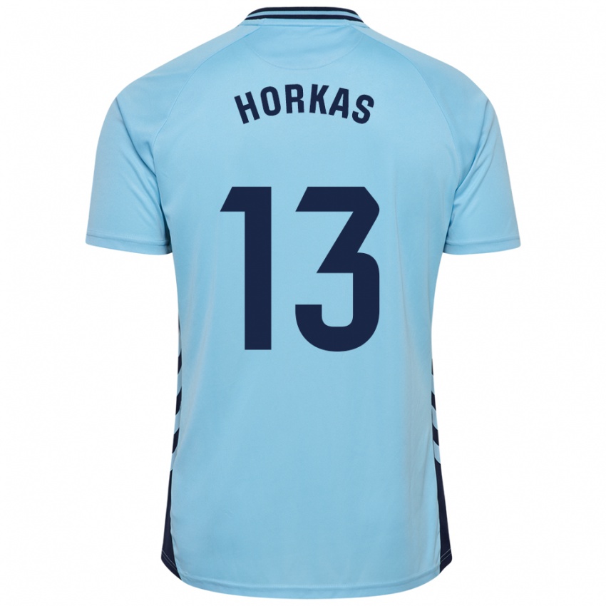 גברים דינקו הורקש #13 תכלת הרחק ג'רזי 2025/26 חולצה קצרה