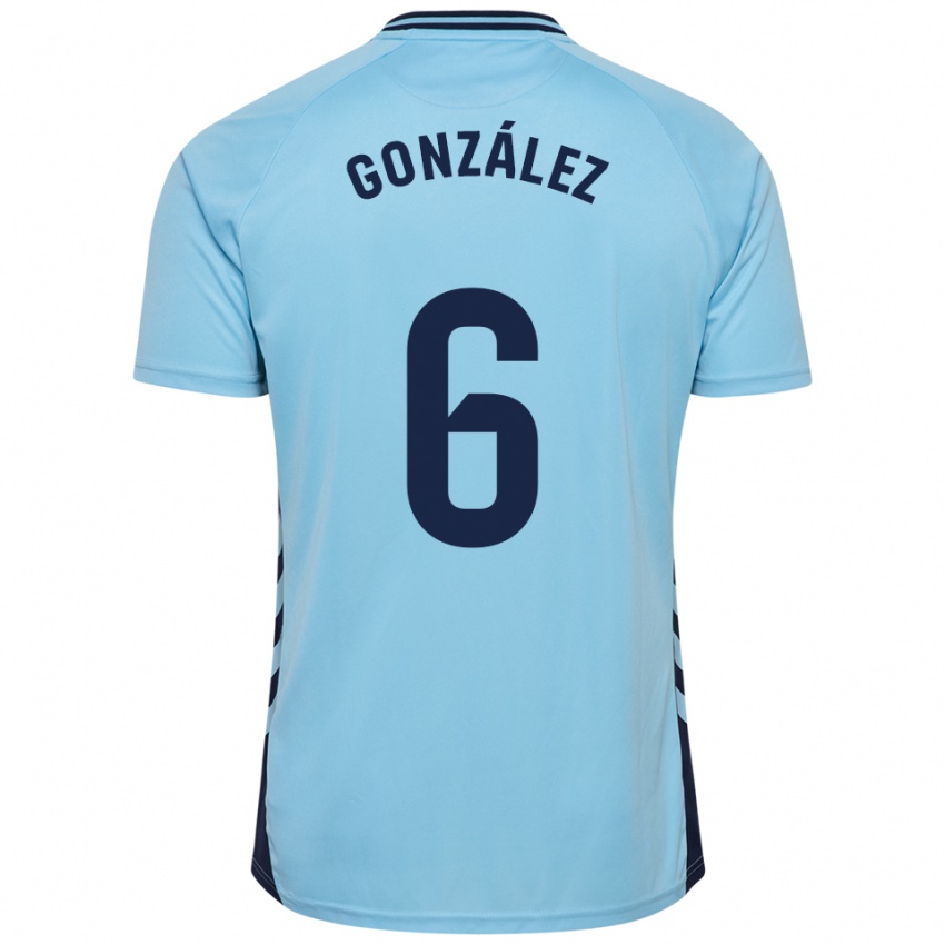 גברים פאביו גונסאלס #6 תכלת הרחק ג'רזי 2025/26 חולצה קצרה