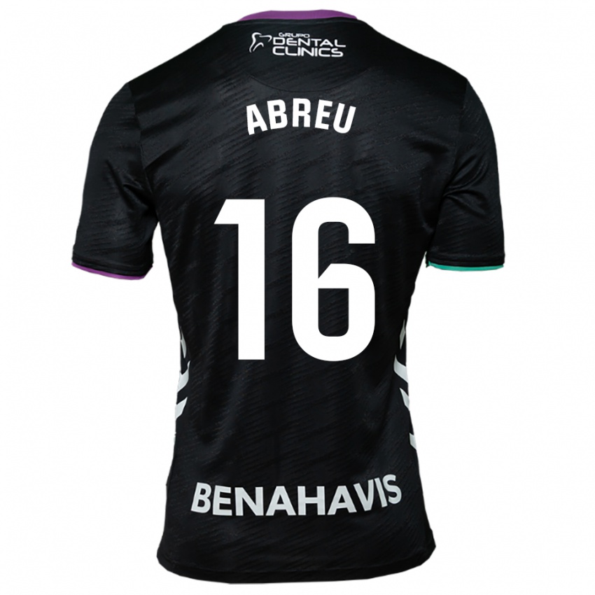 גברים Marco Abreu #16 שחור סגול ירוק הרחק ג'רזי 2025/26 חולצה קצרה