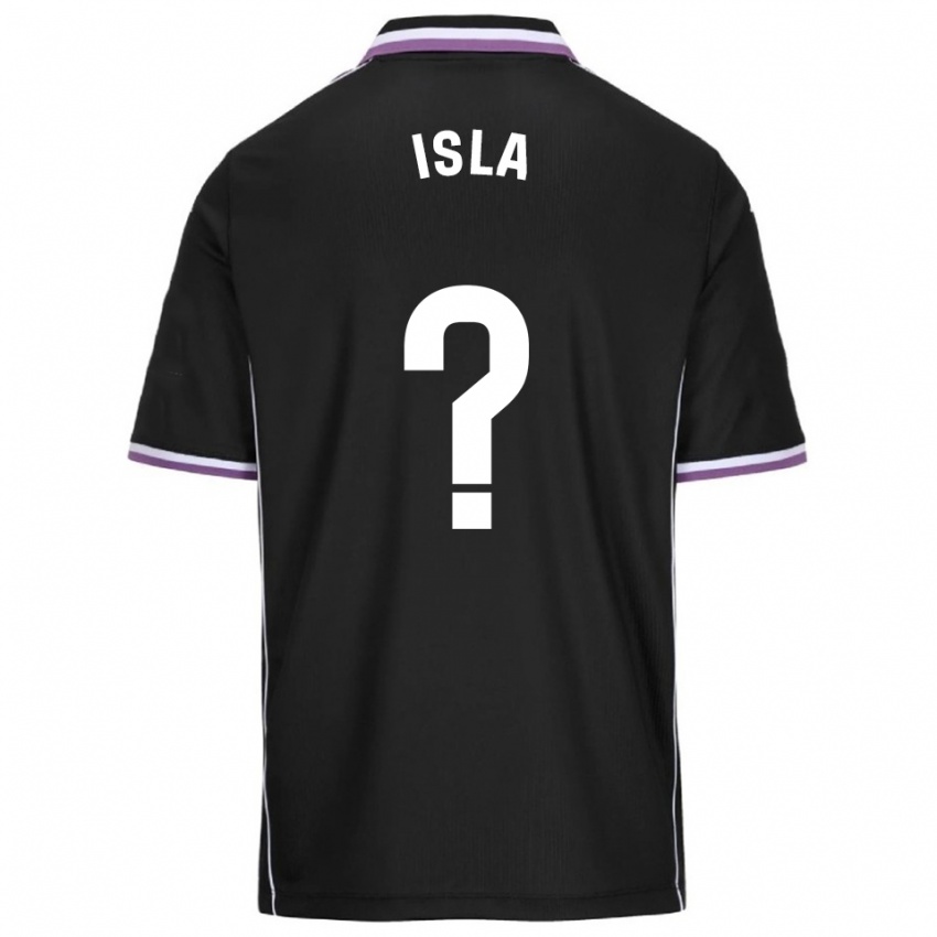 גברים כריסטיאן איסלה #0 סגול שחור הרחק ג'רזי 2025/26 חולצה קצרה