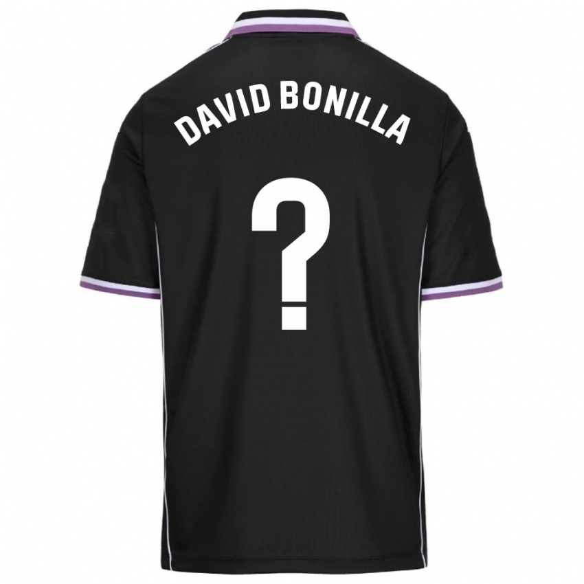 גברים חואן דייוויד בונייה אנדרדה #0 סגול שחור הרחק ג'רזי 2025/26 חולצה קצרה