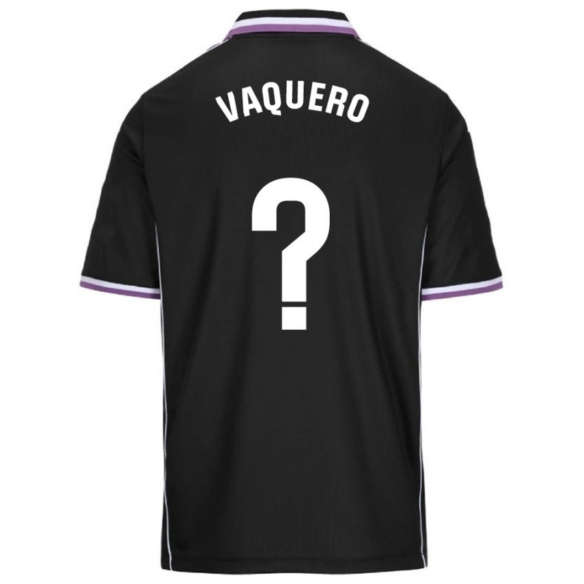 גברים Fernando Vaquero #0 סגול שחור הרחק ג'רזי 2025/26 חולצה קצרה