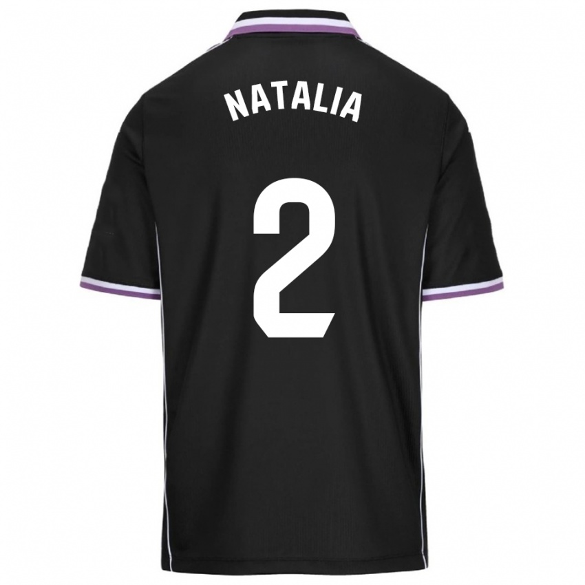 גברים Natalia Delgado Calle #2 סגול שחור הרחק ג'רזי 2025/26 חולצה קצרה