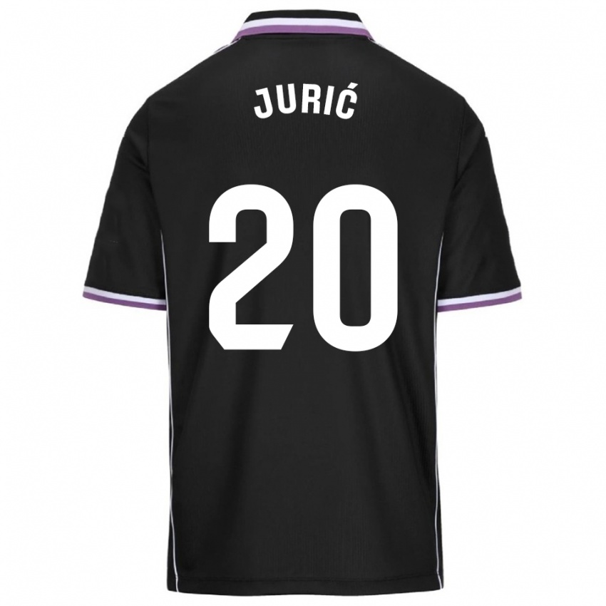 גברים סטאנקו יוריק #20 סגול שחור הרחק ג'רזי 2025/26 חולצה קצרה