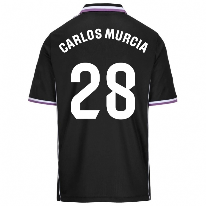 גברים Juan Carlos Murcia #28 סגול שחור הרחק ג'רזי 2025/26 חולצה קצרה