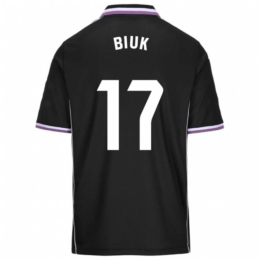 גברים סטייפ ביוק #17 סגול שחור הרחק ג'רזי 2025/26 חולצה קצרה