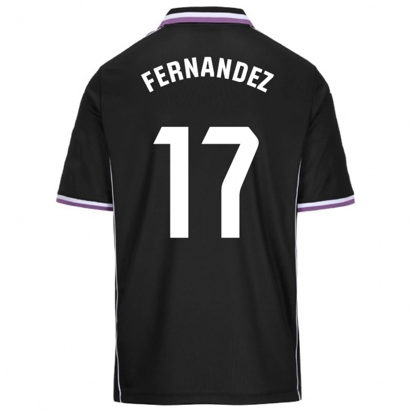 גברים דני פרננדס #17 סגול שחור הרחק ג'רזי 2025/26 חולצה קצרה