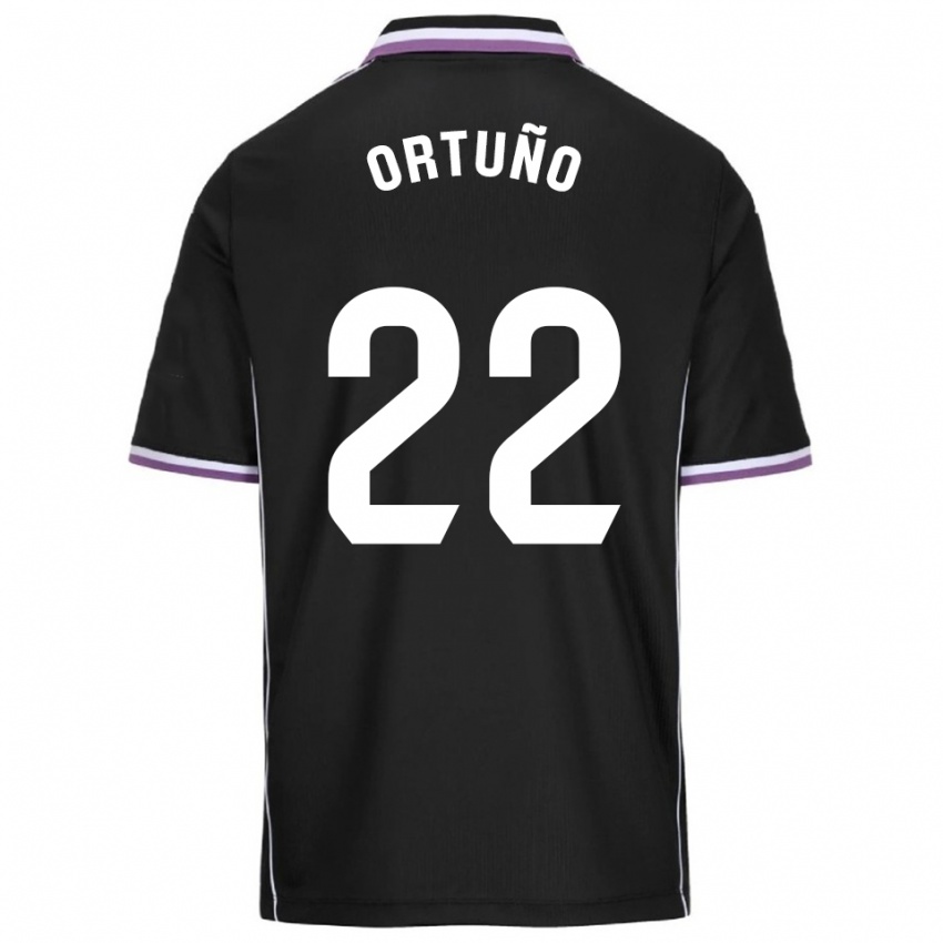 גברים פרנסיסקו אורטוניו אבאלוס #22 סגול שחור הרחק ג'רזי 2025/26 חולצה קצרה