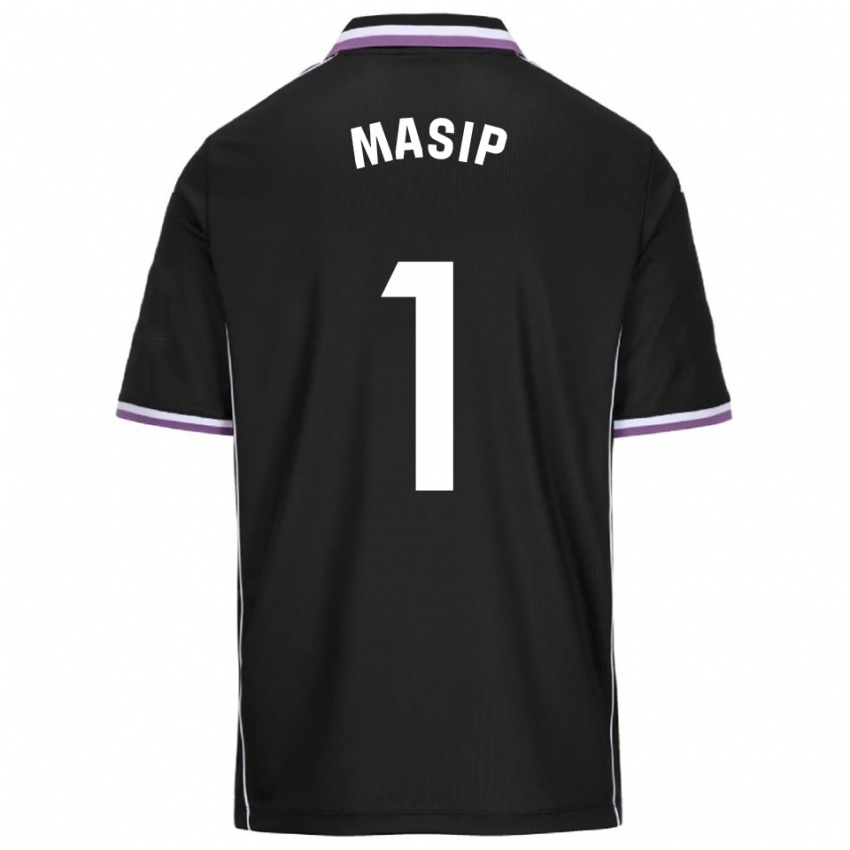 גברים ג'ורדי מאסיפ #1 סגול שחור הרחק ג'רזי 2025/26 חולצה קצרה