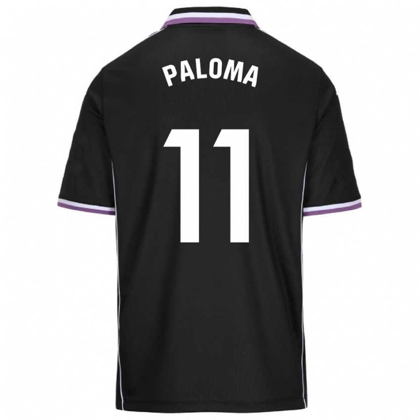 גברים Paloma Gonzalez #11 סגול שחור הרחק ג'רזי 2025/26 חולצה קצרה