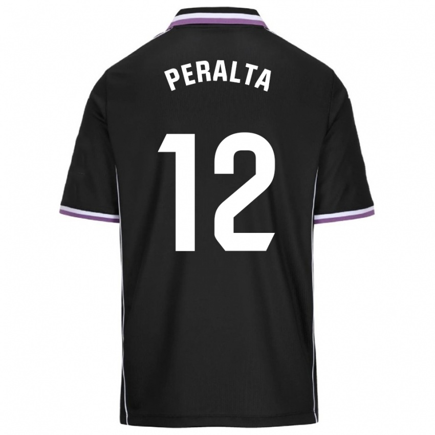 גברים פרננדו פרלטה #12 סגול שחור הרחק ג'רזי 2025/26 חולצה קצרה