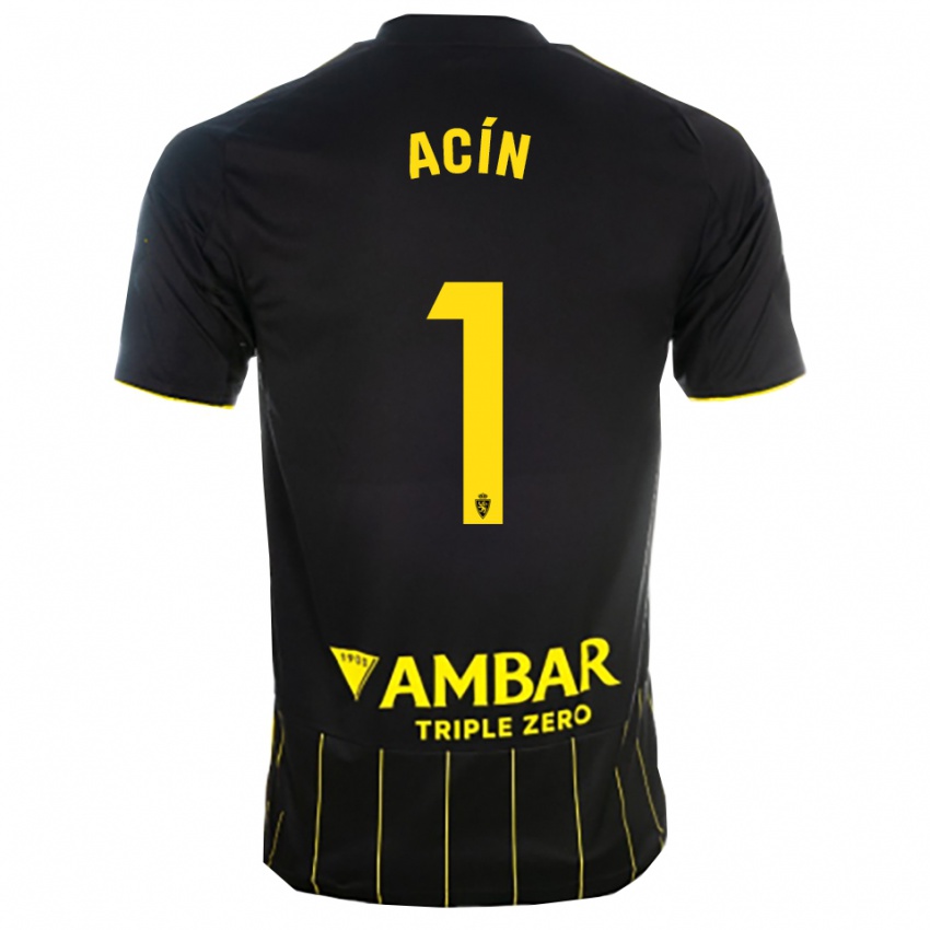 גברים גיירמו אקין לברדור #1 שחור צהוב הרחק ג'רזי 2025/26 חולצה קצרה