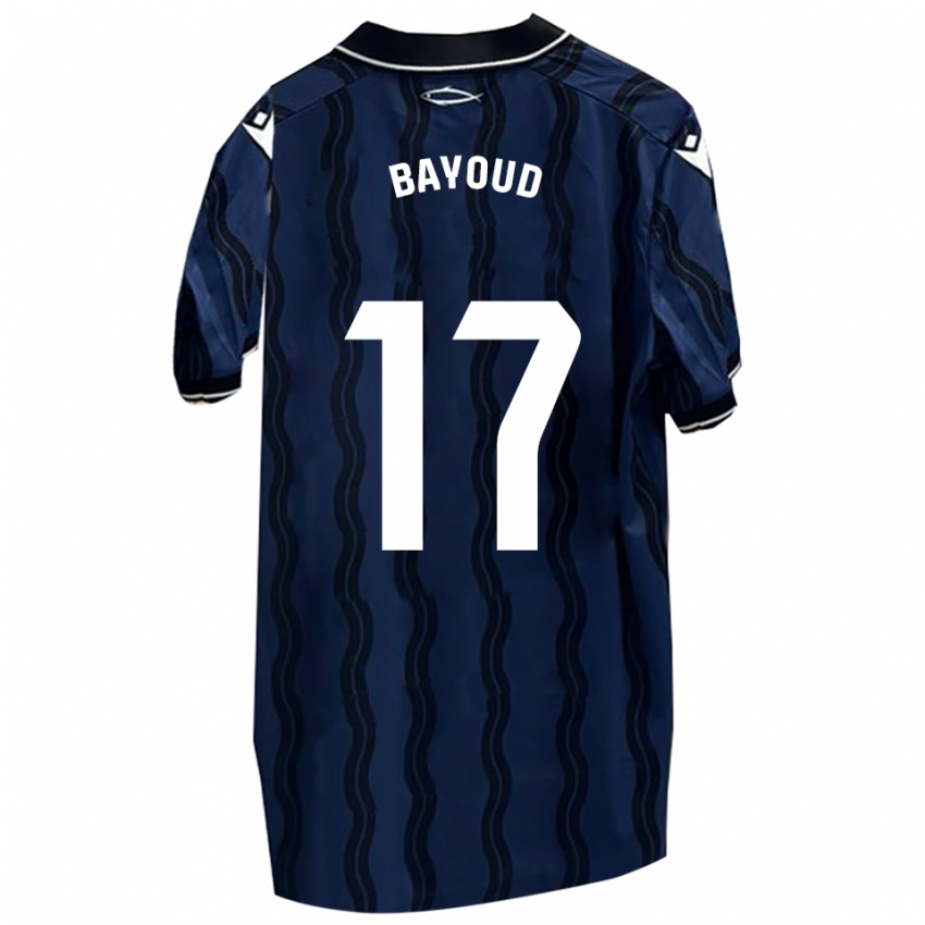 גברים טאופק באיוד מוחמד #17 כחול כהה שחור הרחק ג'רזי 2025/26 חולצה קצרה