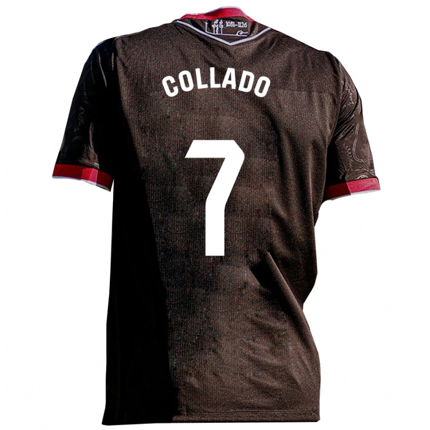 גברים דייגו קולאדו רעיה #7 שחור אדום הרחק ג'רזי 2025/26 חולצה קצרה