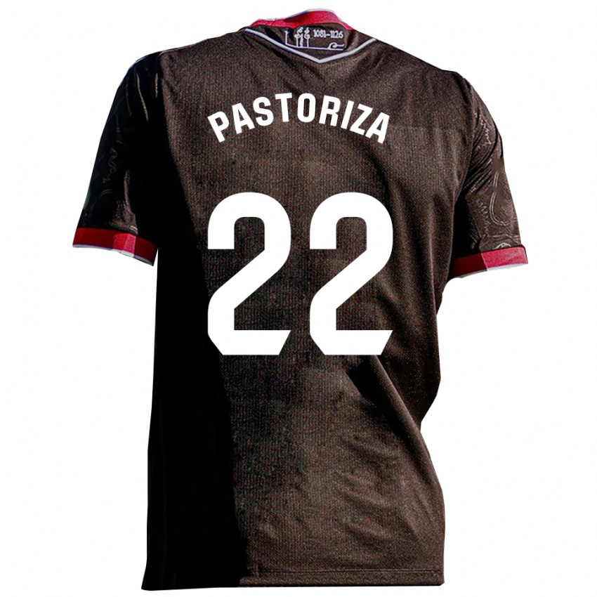 גברים Agustín Pastoriza #22 שחור אדום הרחק ג'רזי 2025/26 חולצה קצרה