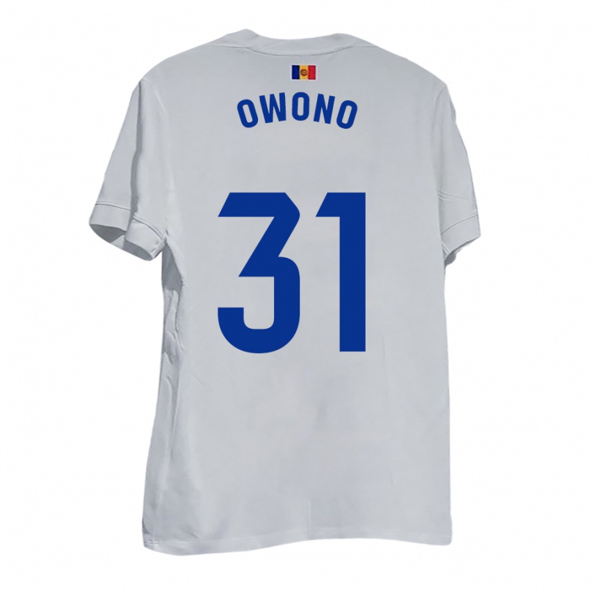 גברים חסוס אוונו #31 לבן צהוב כחול הרחק ג'רזי 2025/26 חולצה קצרה