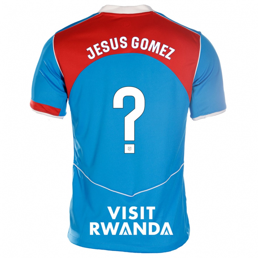 גברים אלחנדרו גומס #0 כחול לבן ג'רזי קיט שלישי 2025/26 חולצה קצרה