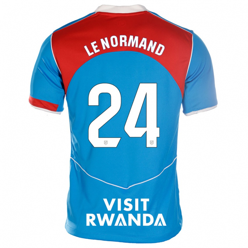 גברים רובין לה נורמנד #24 כחול לבן ג'רזי קיט שלישי 2025/26 חולצה קצרה
