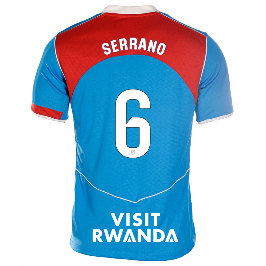 גברים חאבי סראנו #6 כחול לבן ג'רזי קיט שלישי 2025/26 חולצה קצרה