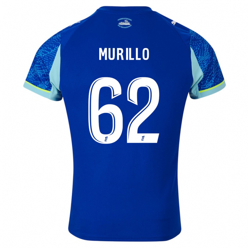 גברים מייקל מורילו #62 תכלת לבן ג'רזי קיט שלישי 2025/26 חולצה קצרה