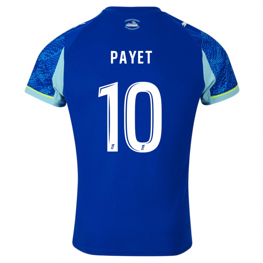 גברים דימיטרי פאייה #10 תכלת לבן ג'רזי קיט שלישי 2025/26 חולצה קצרה