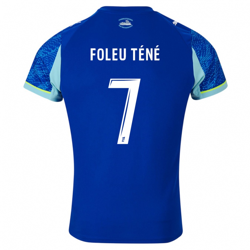 גברים Krys Foleu Téné #7 תכלת לבן ג'רזי קיט שלישי 2025/26 חולצה קצרה