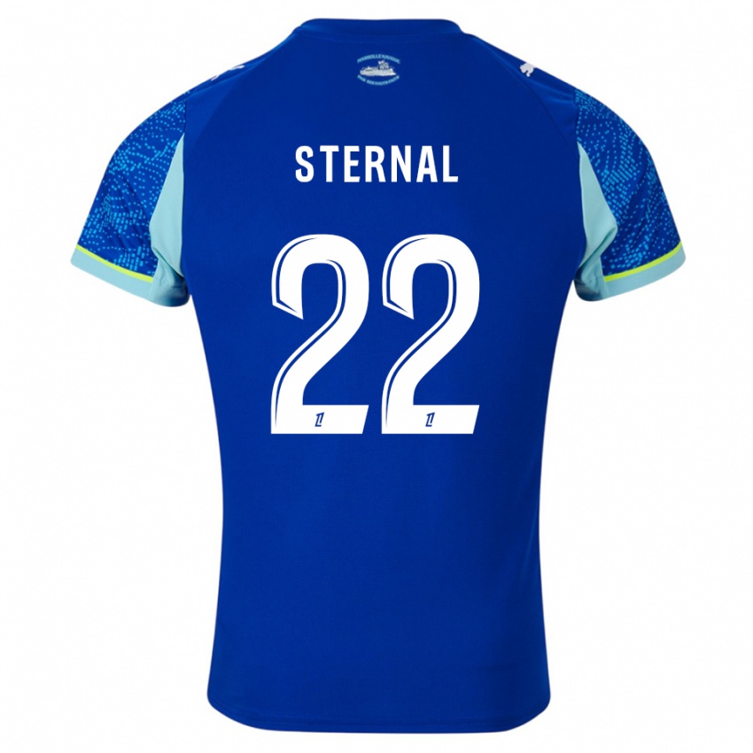 גברים Enzo Sternal #22 תכלת לבן ג'רזי קיט שלישי 2025/26 חולצה קצרה