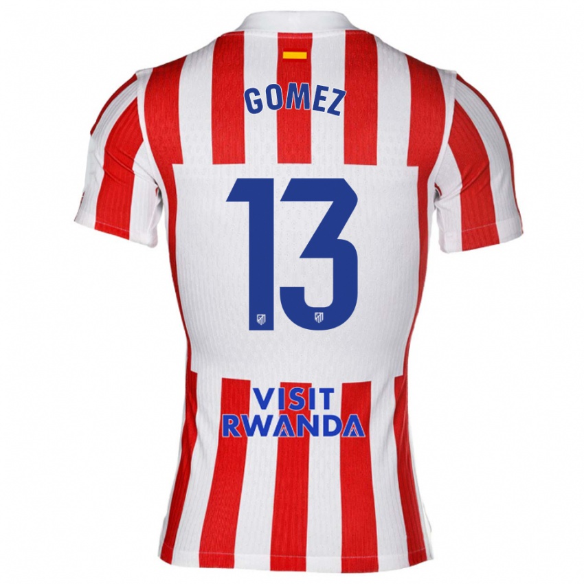 נשים כריסטיאן גומס #13 אדום לבן ג'רזי ביתית 2025/26 חולצה קצרה