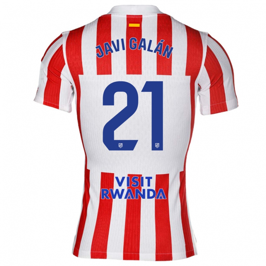 נשים חאבי גאלאן #21 אדום לבן ג'רזי ביתית 2025/26 חולצה קצרה