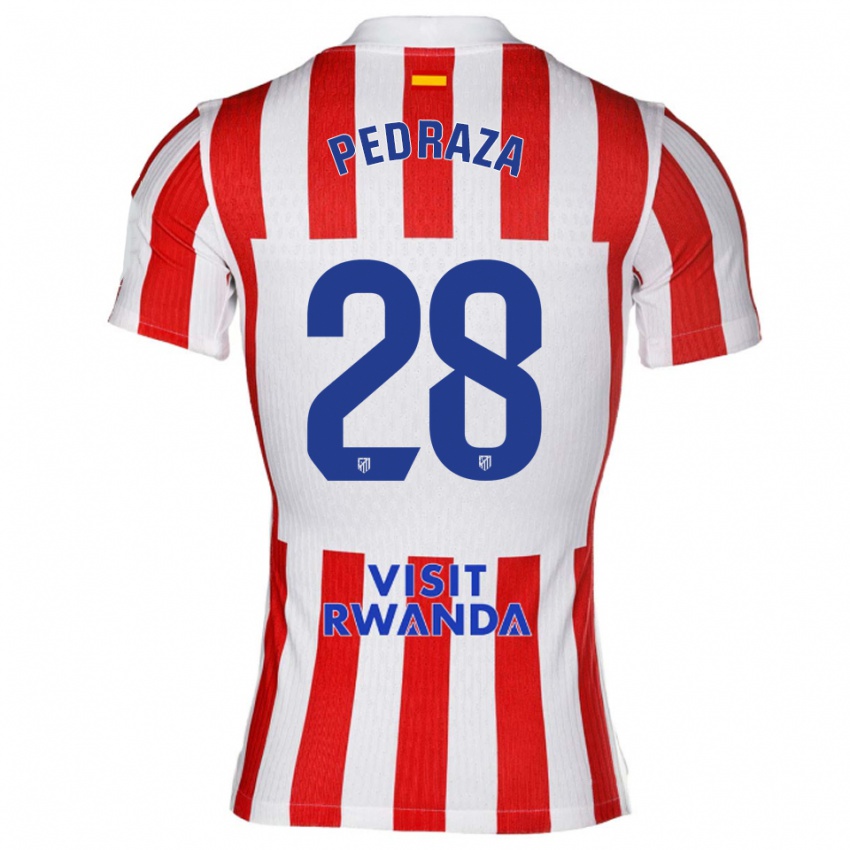 נשים אלפרדו פדראסה #28 אדום לבן ג'רזי ביתית 2025/26 חולצה קצרה