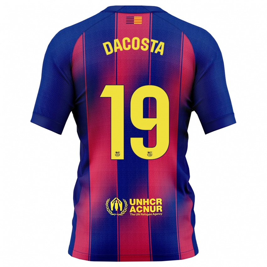 נשים ראול דקוסטה סרקדה #19 כחול אדום ג'רזי ביתית 2025/26 חולצה קצרה