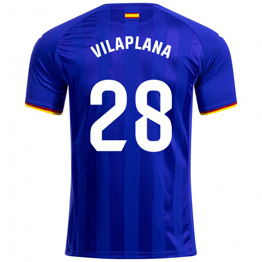 נשים Marc Vilaplana #28 כחול אדום צהוב ג'רזי ביתית 2025/26 חולצה קצרה