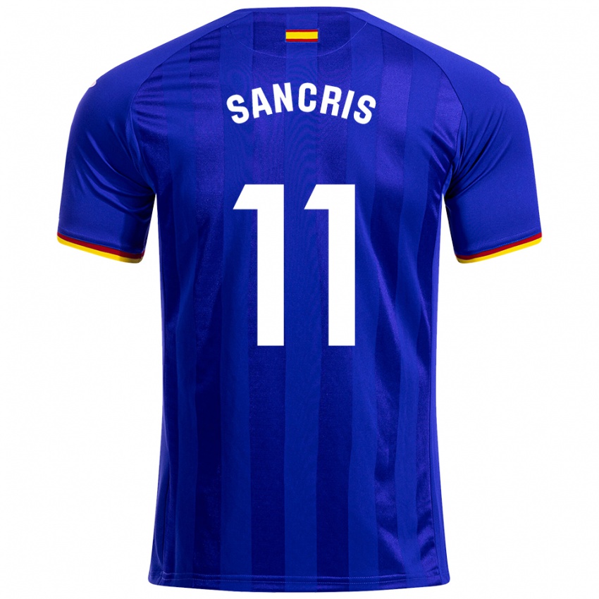 נשים Álex Sancris #11 כחול אדום צהוב ג'רזי ביתית 2025/26 חולצה קצרה