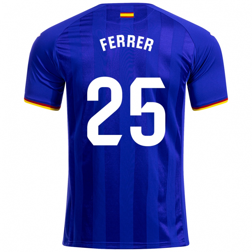 נשים Diego Ferrer #25 כחול אדום צהוב ג'רזי ביתית 2025/26 חולצה קצרה