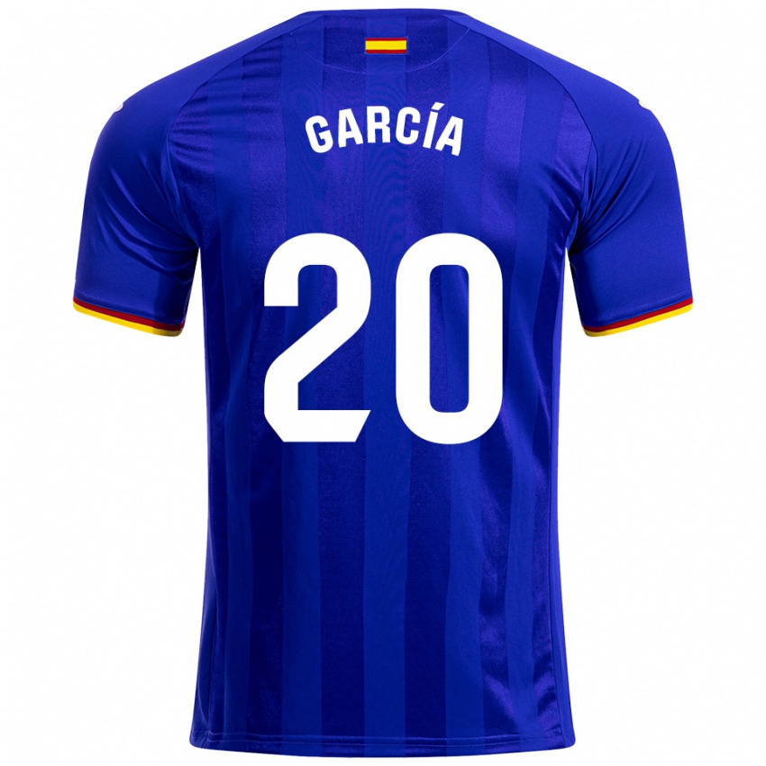 נשים Álex García #20 כחול אדום צהוב ג'רזי ביתית 2025/26 חולצה קצרה
