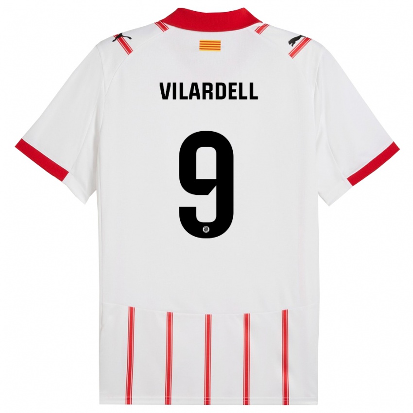 נשים ג'וליה וילארדל #9 לבן אדום ג'רזי ביתית 2025/26 חולצה קצרה