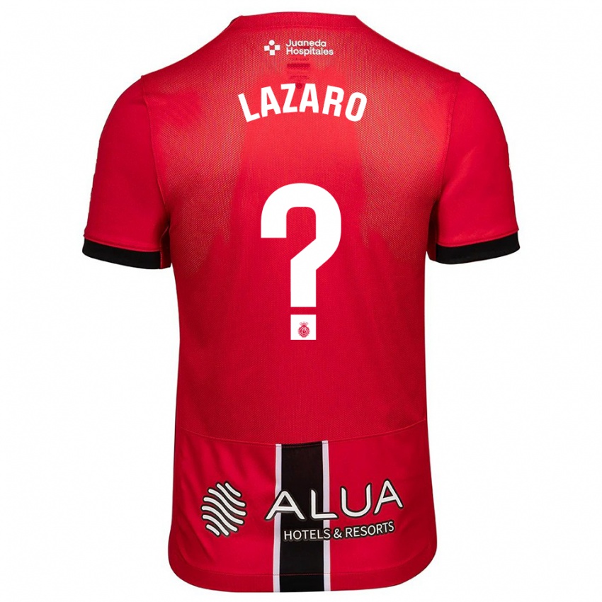 נשים ויקטור לזרוס #0 אדום שחור ג'רזי ביתית 2025/26 חולצה קצרה