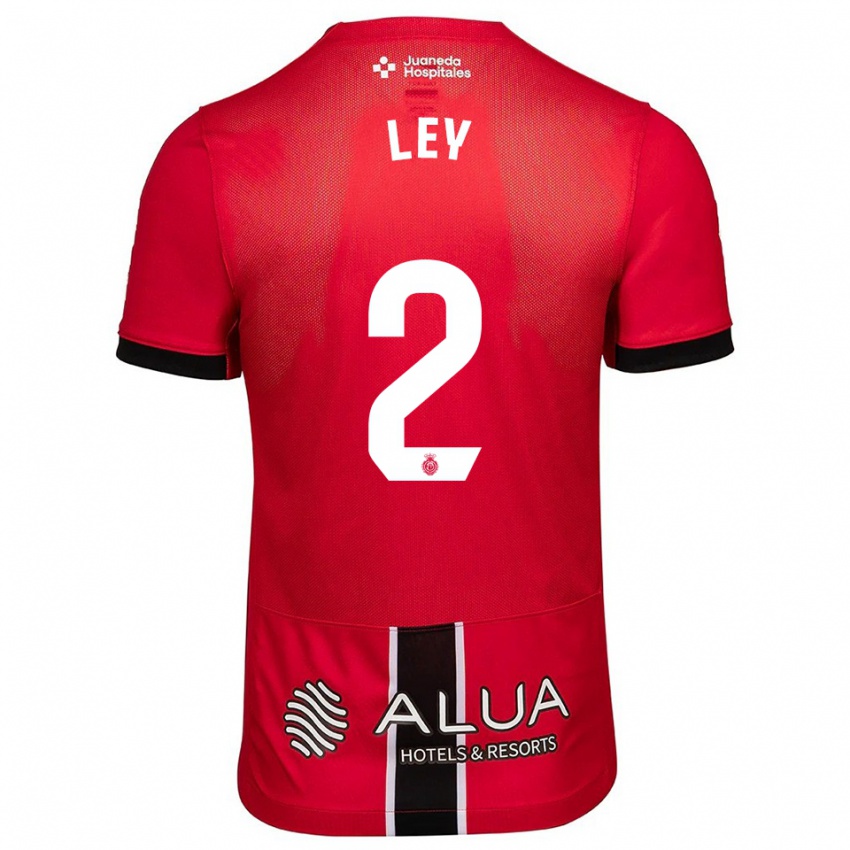 נשים יוזון ליי #2 אדום שחור ג'רזי ביתית 2025/26 חולצה קצרה