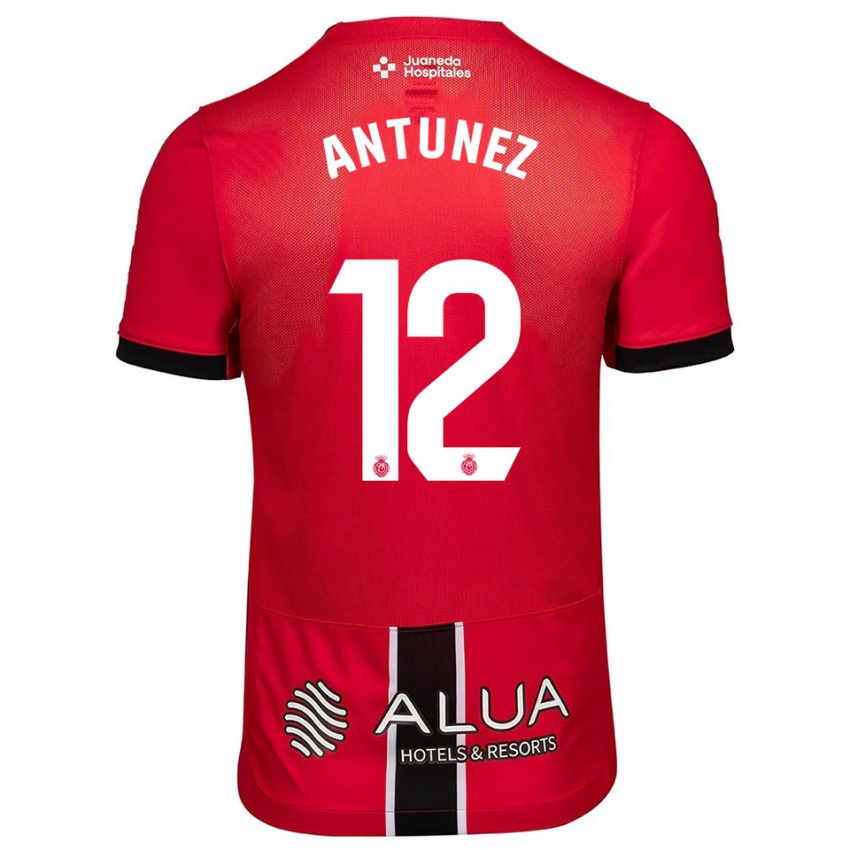 נשים יהיר אנטונז #12 אדום שחור ג'רזי ביתית 2025/26 חולצה קצרה