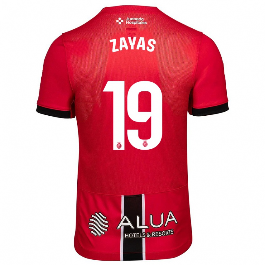 נשים יוסמל זאיאס לדסמה #19 אדום שחור ג'רזי ביתית 2025/26 חולצה קצרה