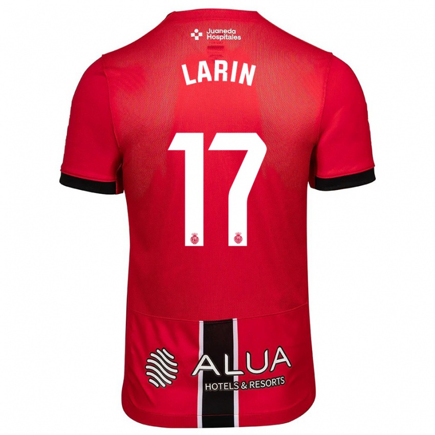 נשים קייל לארין #17 אדום שחור ג'רזי ביתית 2025/26 חולצה קצרה