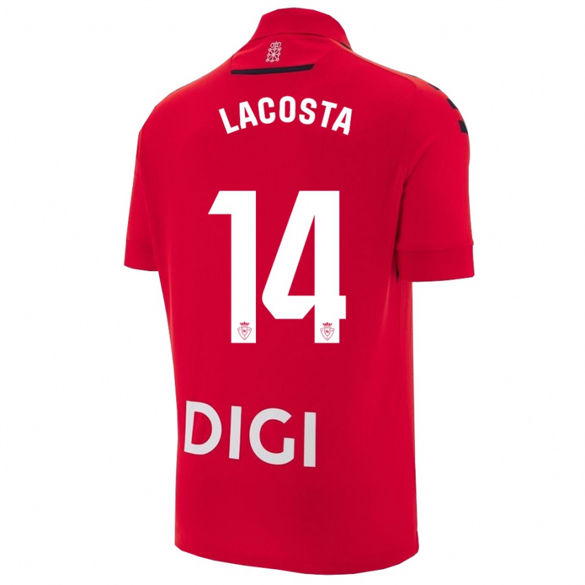 נשים יארה לקוסטה סאנצ'ס #14 אדום שחור ג'רזי ביתית 2025/26 חולצה קצרה