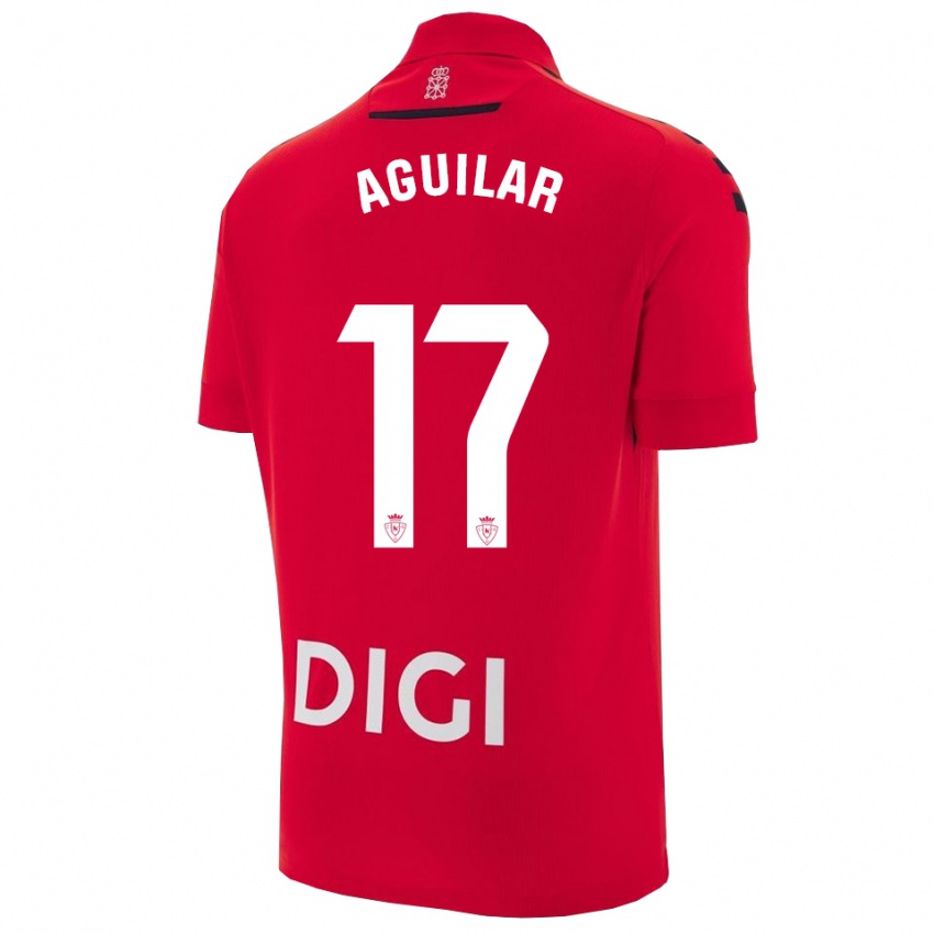 נשים אנקו אגילאר אליזלדה #17 אדום שחור ג'רזי ביתית 2025/26 חולצה קצרה