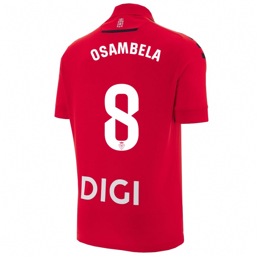 נשים אסייר אוסמבלה #8 אדום שחור ג'רזי ביתית 2025/26 חולצה קצרה