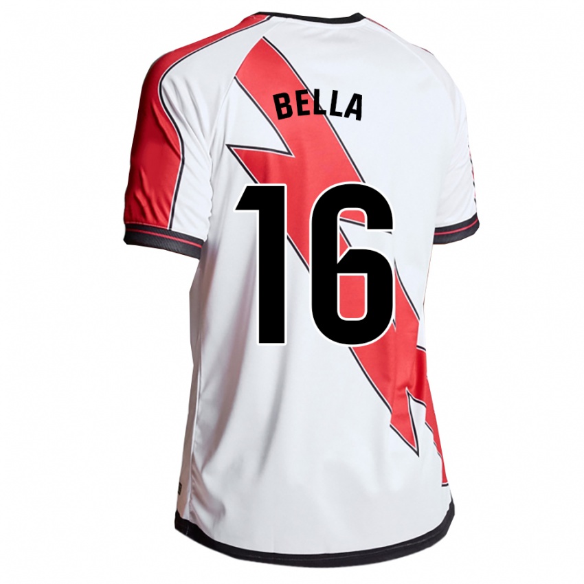 נשים Brunda Bella #16 לבן אדום ג'רזי ביתית 2025/26 חולצה קצרה