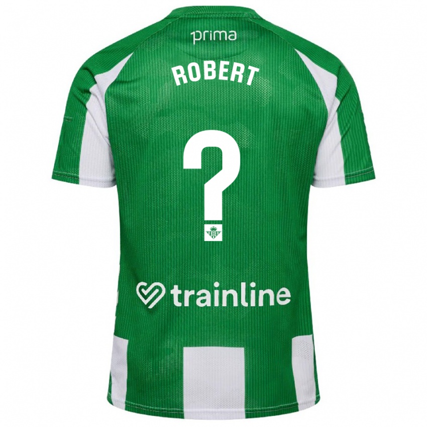 נשים חיימה רוברט #0 ירוק לבן ג'רזי ביתית 2025/26 חולצה קצרה